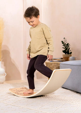 Balance Board Felt - Beige - Sticker - Coco Village