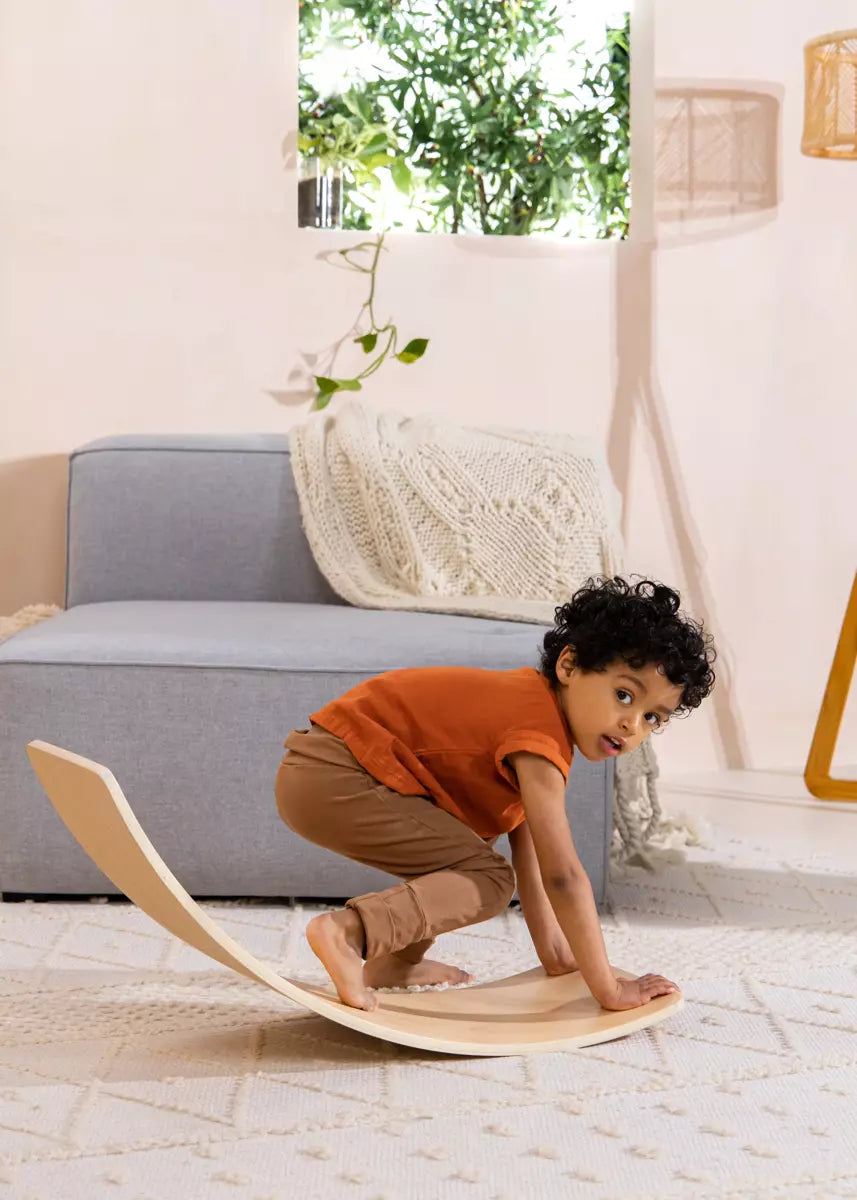 Image of Planche d'équilibre - Bois naturel