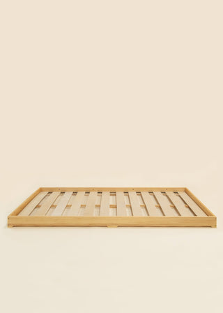 Wooden Bed Frame - Natural Wood