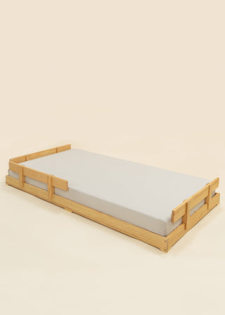 Wooden Bed Frame - Natural Wood