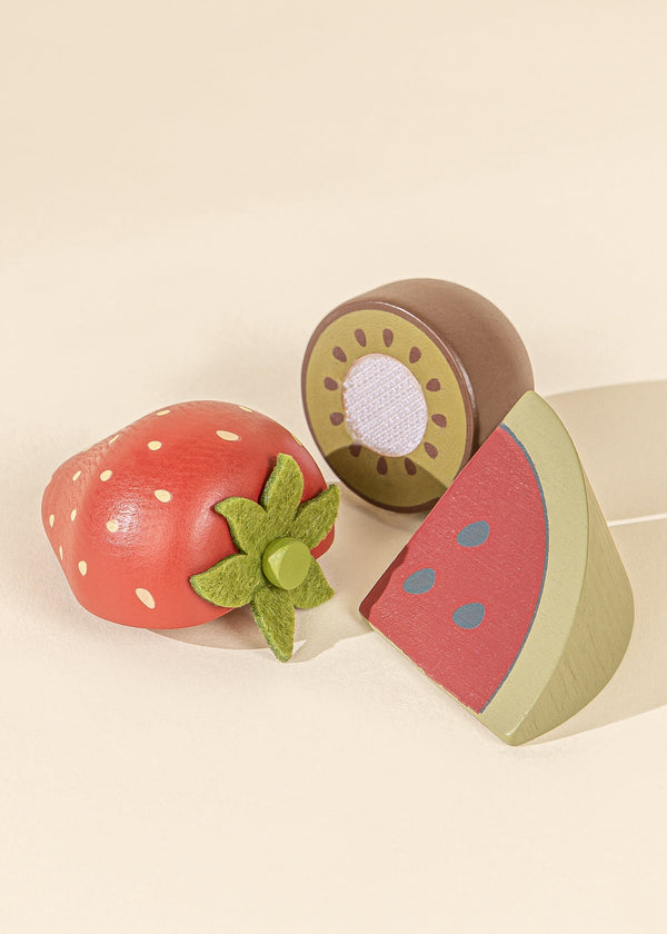 Wooden Fruits Play Set - Toy Food - Pretend Play