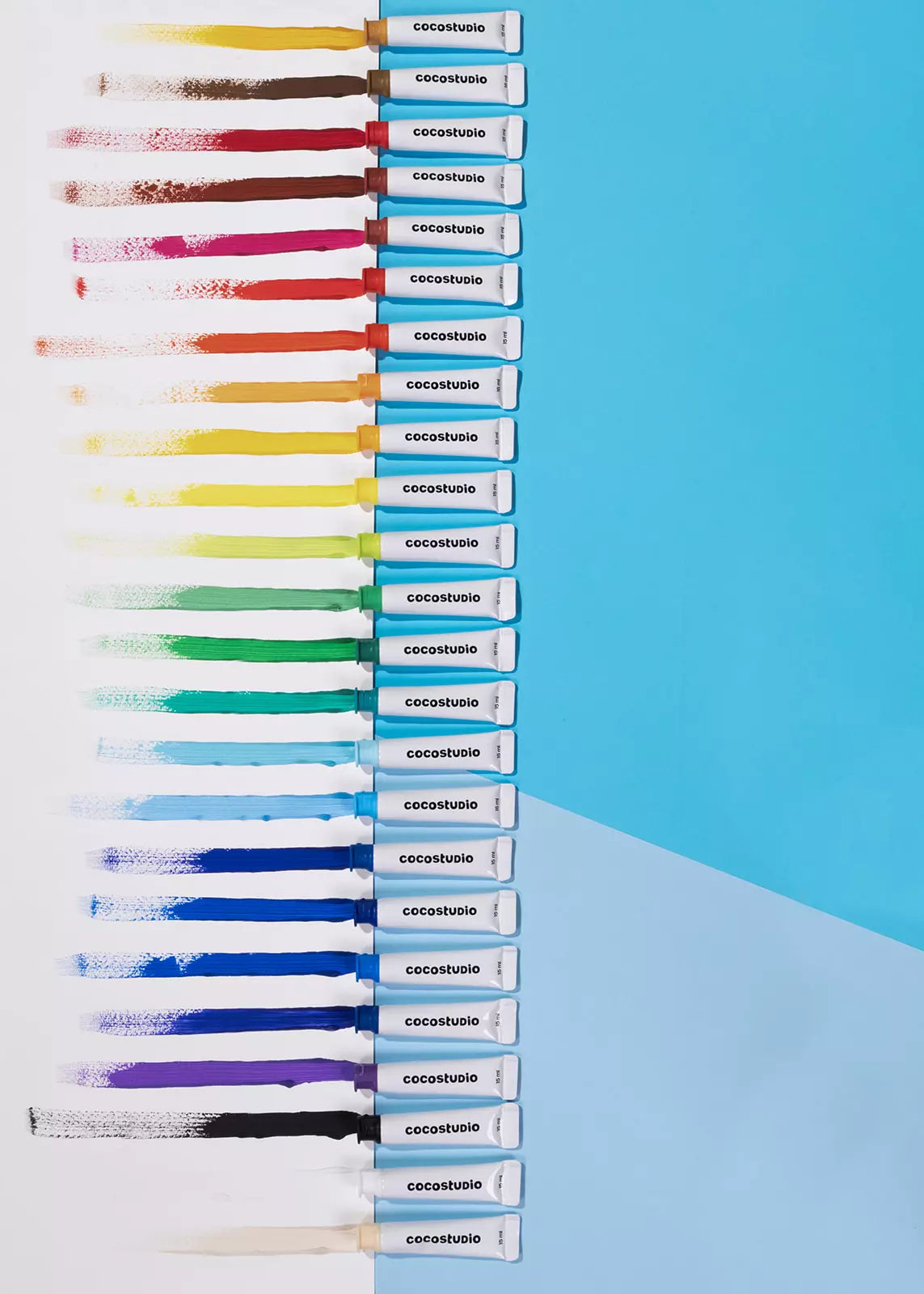 Gouache Paint Bucket & Accessories Set - 24 colors