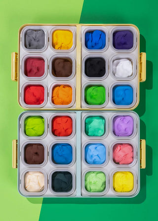 Ensemble d'argile à modeler - 24 couleurs 