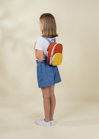 Washable Nylon Small Backpack  - Heritage