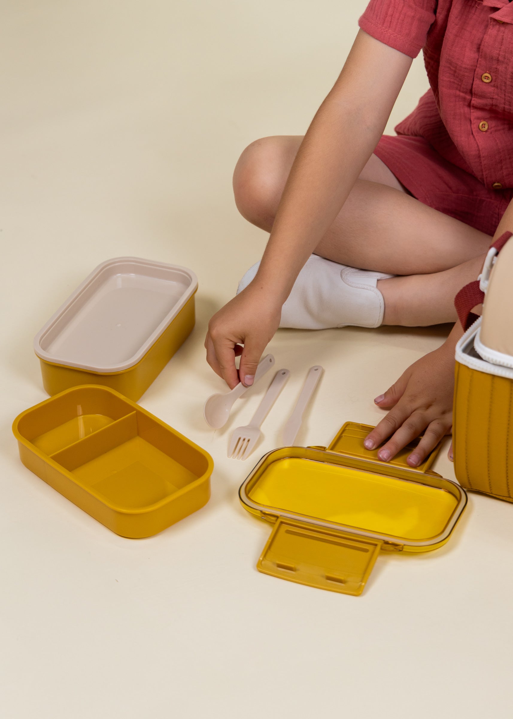 Image of Leak Proof Stackable Lunch Container - Golden Hour