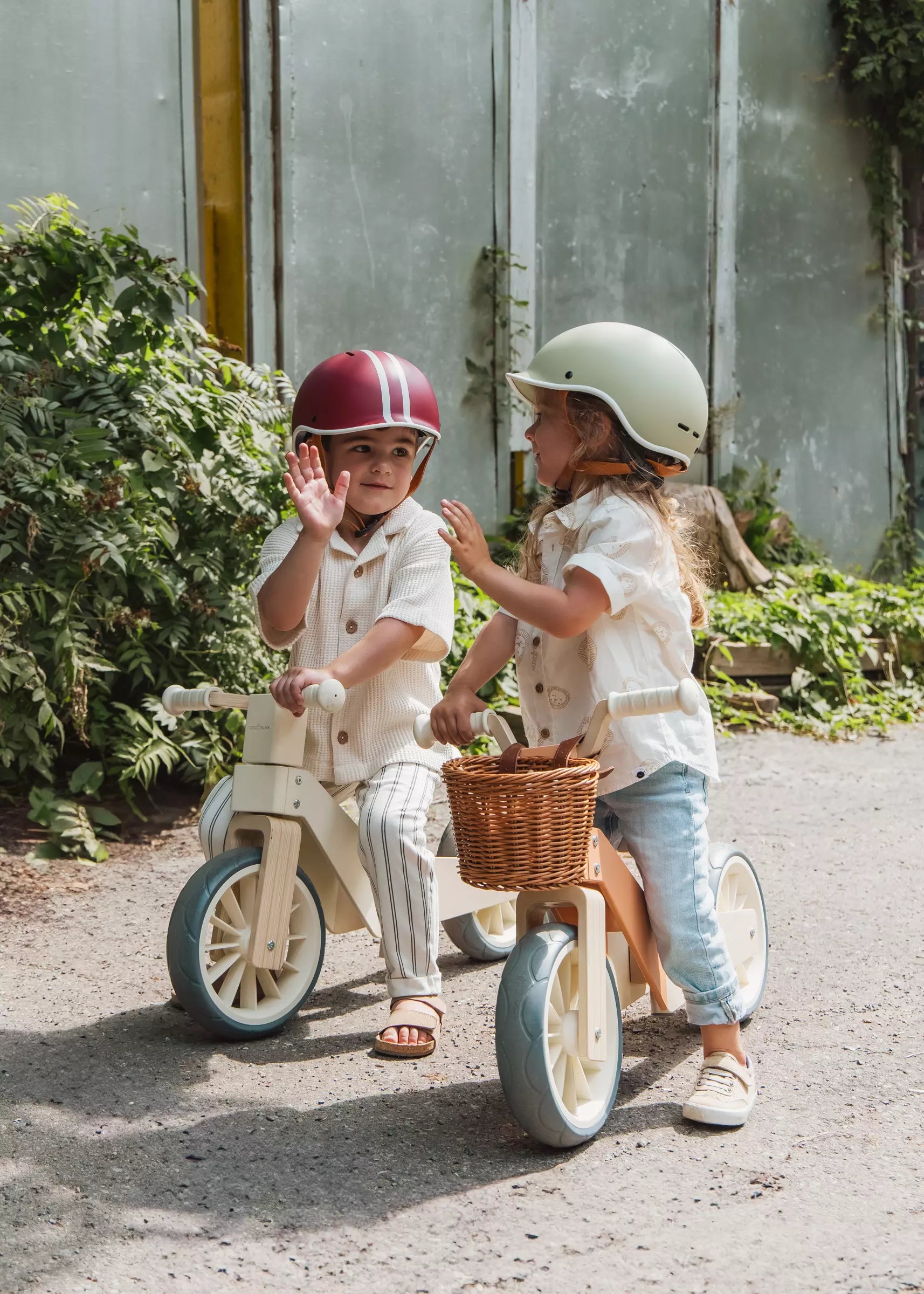Wooden Balance Bike 3 in 1 Foam Coco Village