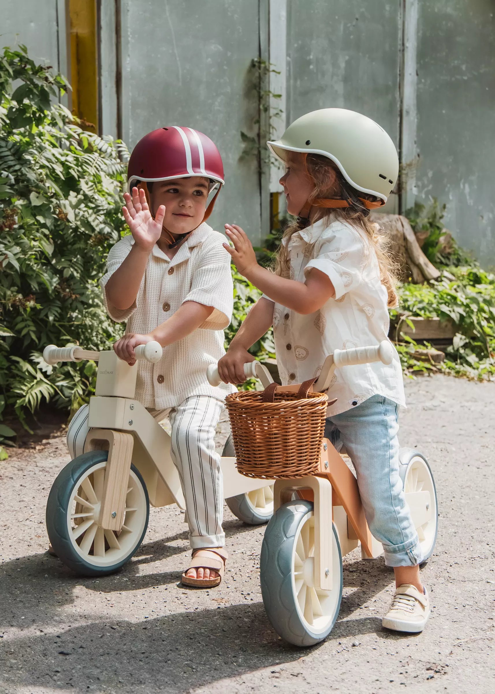 Image of Wooden Balance Bike 3-in-1 - Foam