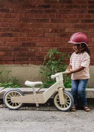 Wooden Balance Bike 3-in-1 - Foam