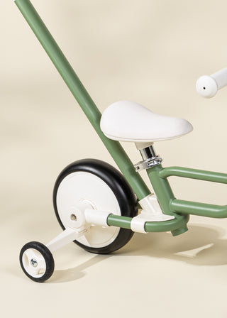 Tricycle avec poignée & roues d'entrainement 4-en-1 - Seafoam