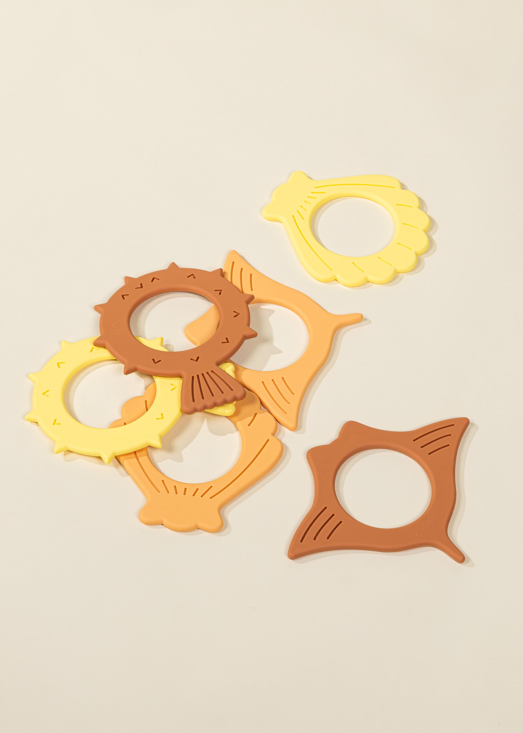 Image of Set of 6 Silicone Diving Rings Pool Toys