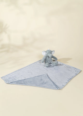 Peluche Éléphant et Couverture Douillette
