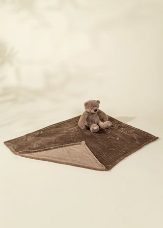 Peluche Ours et Couverture Douillette