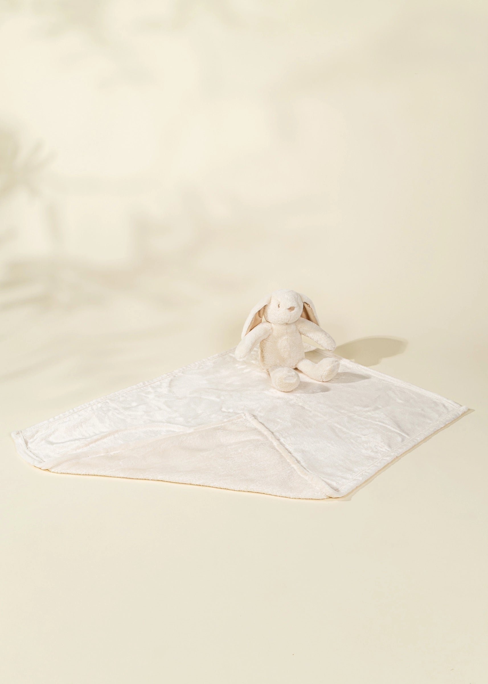 Image of Rabbit Plush Toy Snuggling Blanket