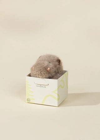 Mini Peluche Cadeau - Hippopotame Gris