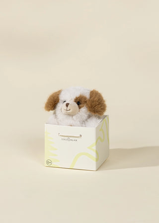 Mini Peluche Cadeau - Chien Brun 