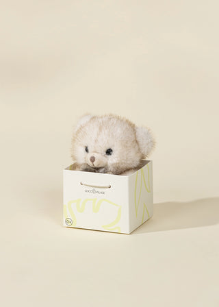  Mini Peluche Cadeau - Ours blanc