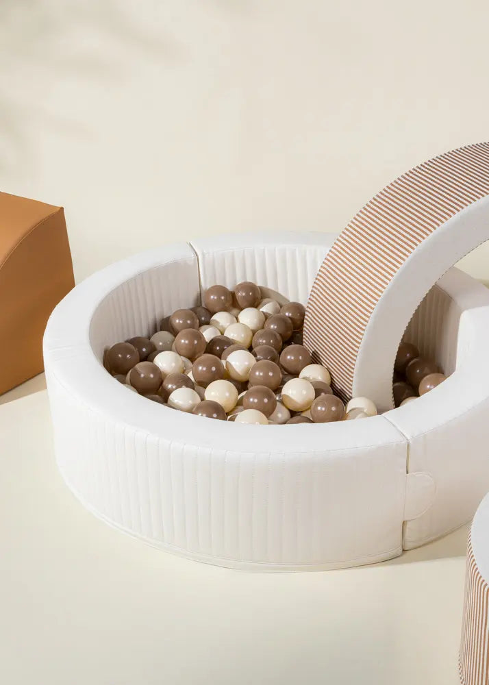 Image of Ensemble de jeux de blocs en mousse & piscine de balles (6 pièces) - Tons de jour