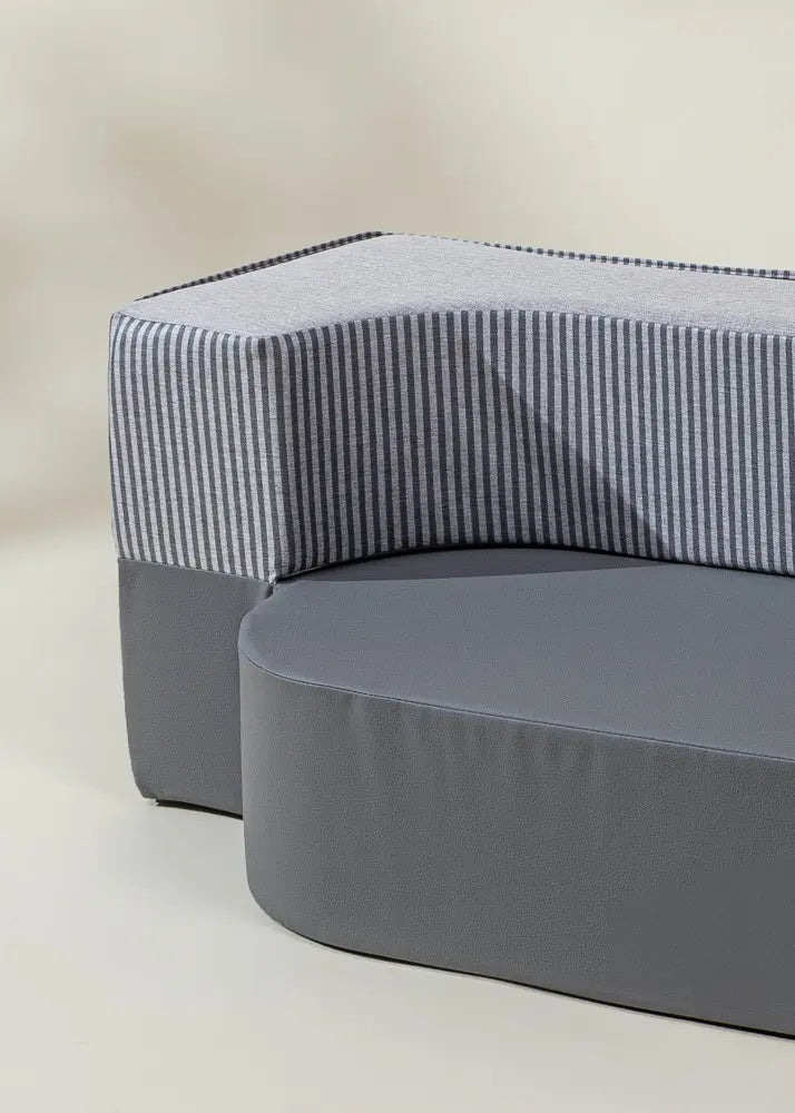 Image of Transformable Vegan Leather Kid Sofa - Shades of Night