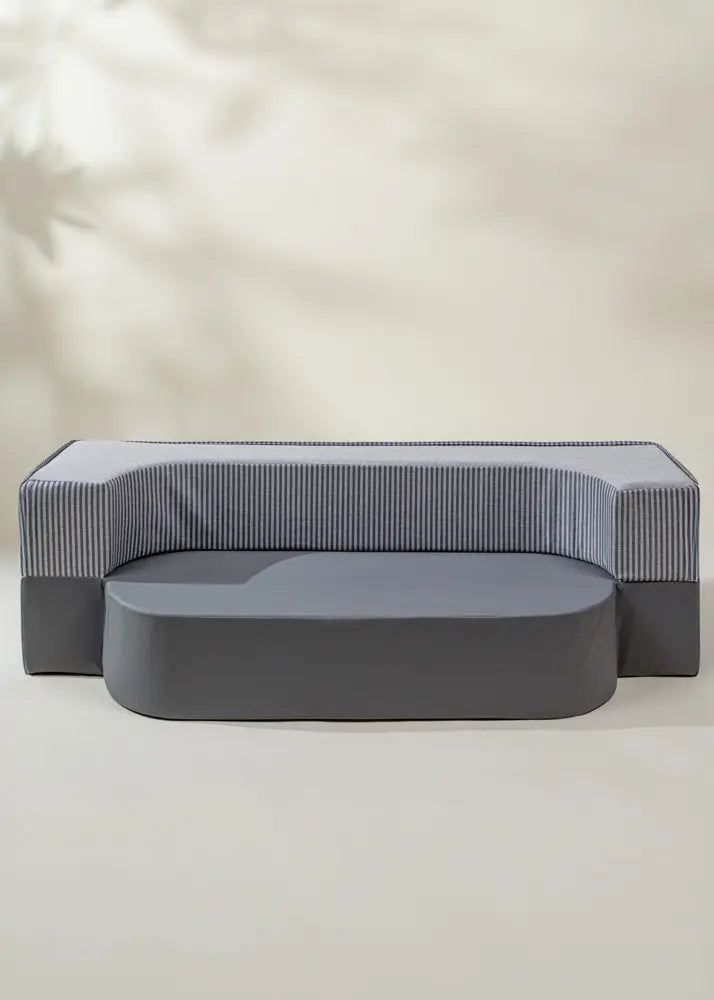 Image of Transformable Vegan Leather Kid Sofa - Shades of Night