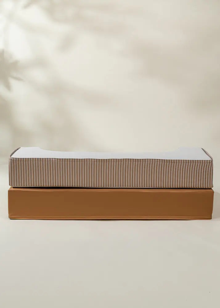 Image of Sofa & coussin transformable en cuir végétalien pour enfants - Tons de jour 