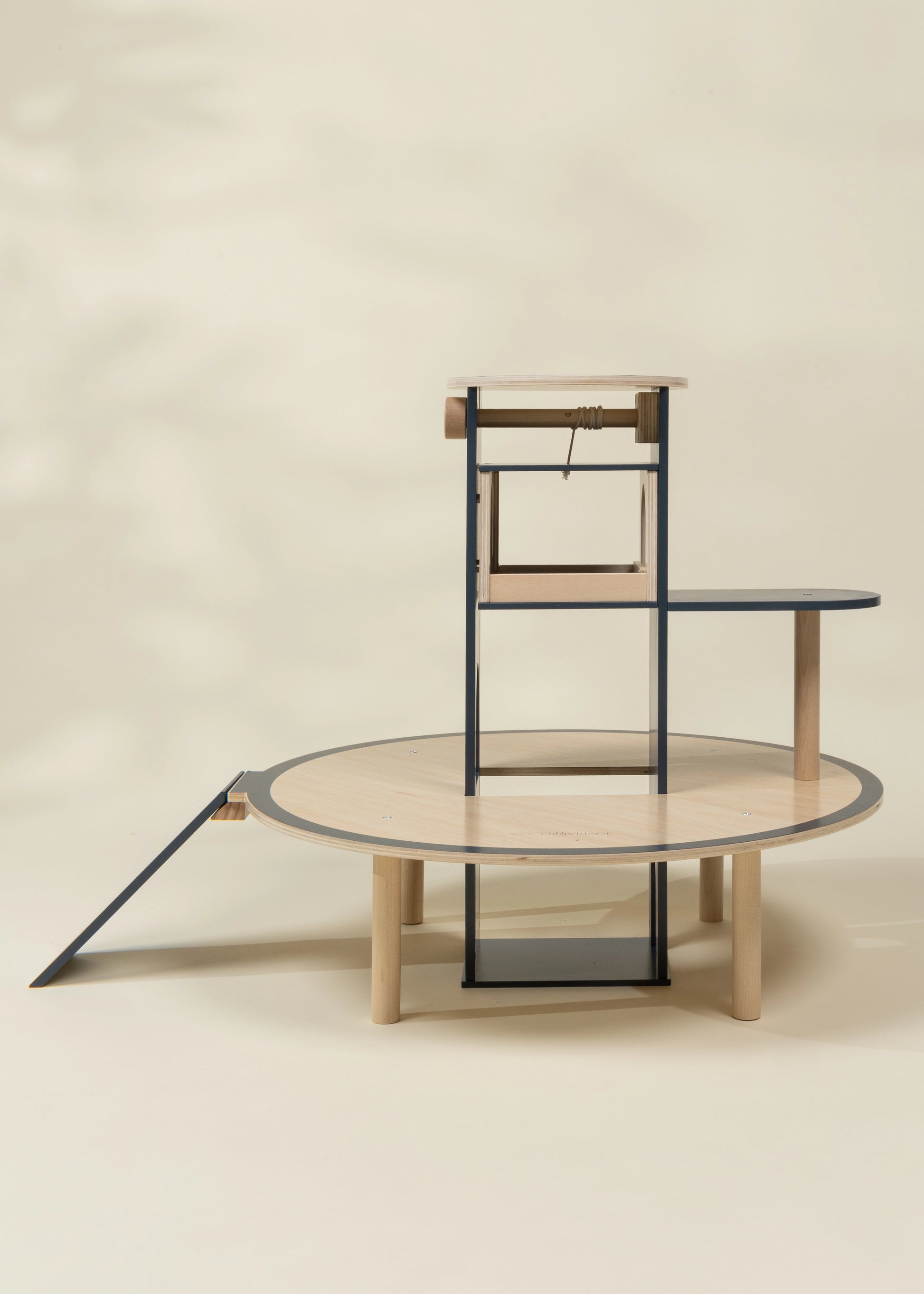 Oversized Wooden Space Station Playset & Accessories