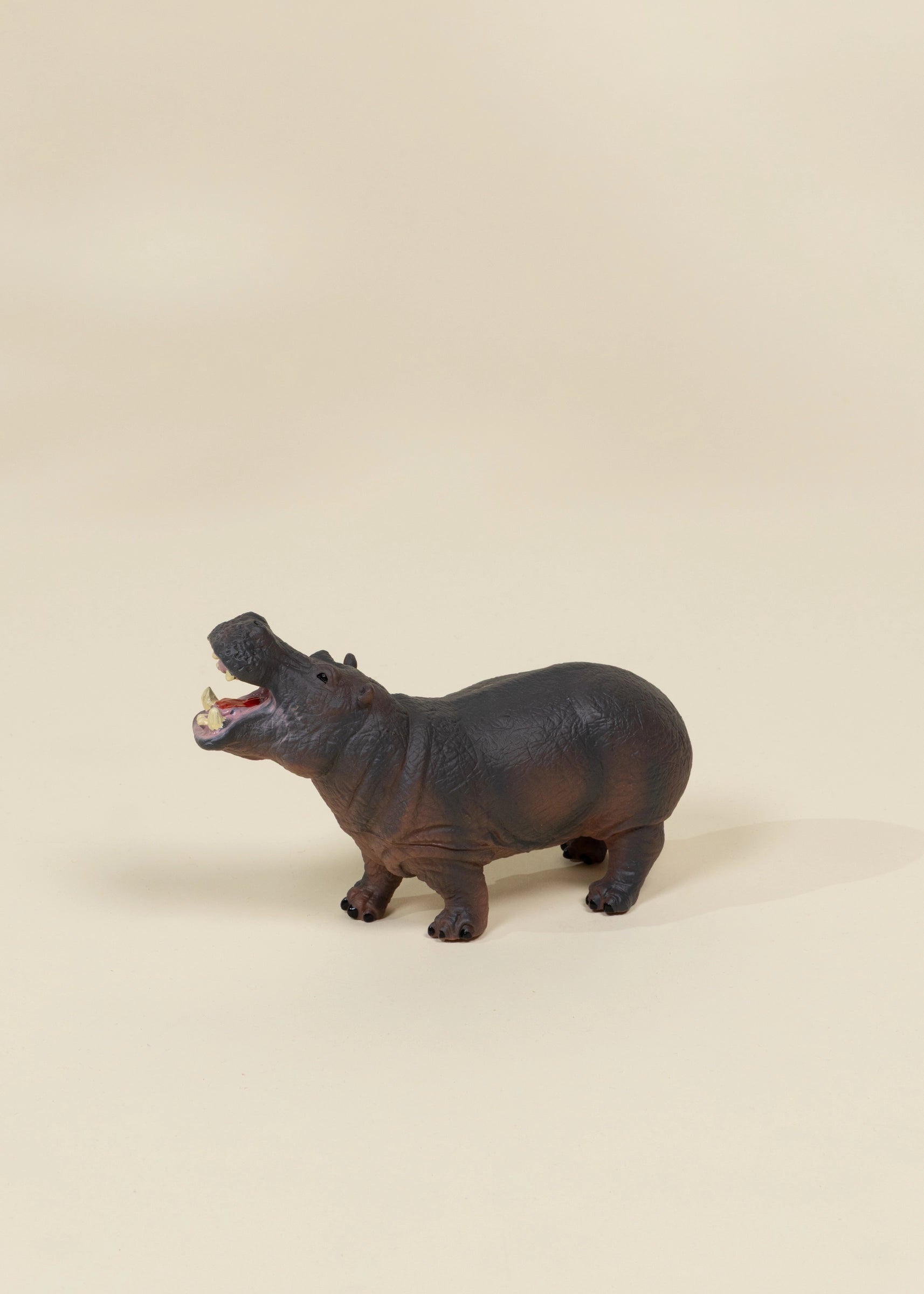 Large Wildlife Animal Play Figurine – Hippopotamus