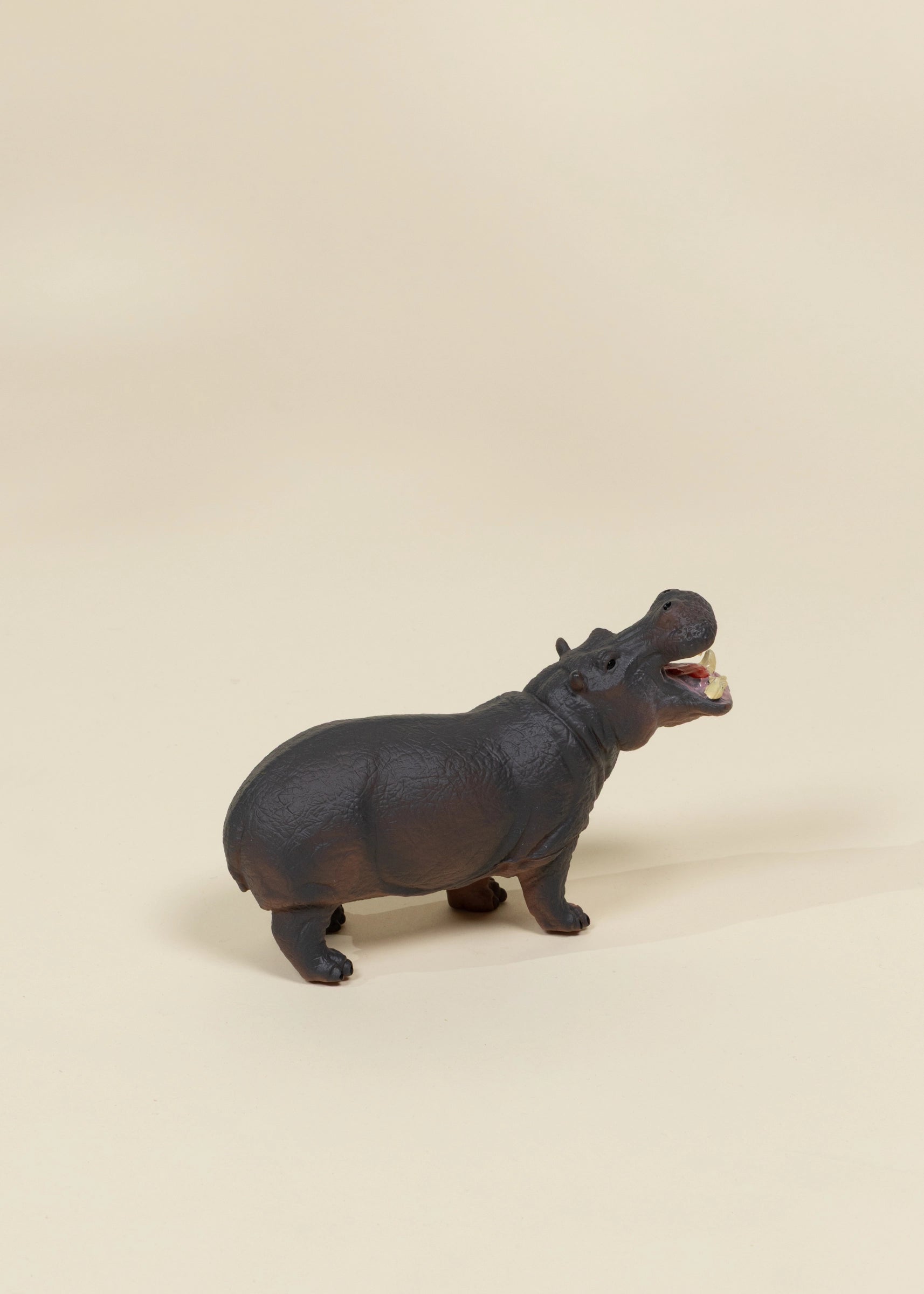 Large Wildlife Animal Play Figurine – Hippopotamus