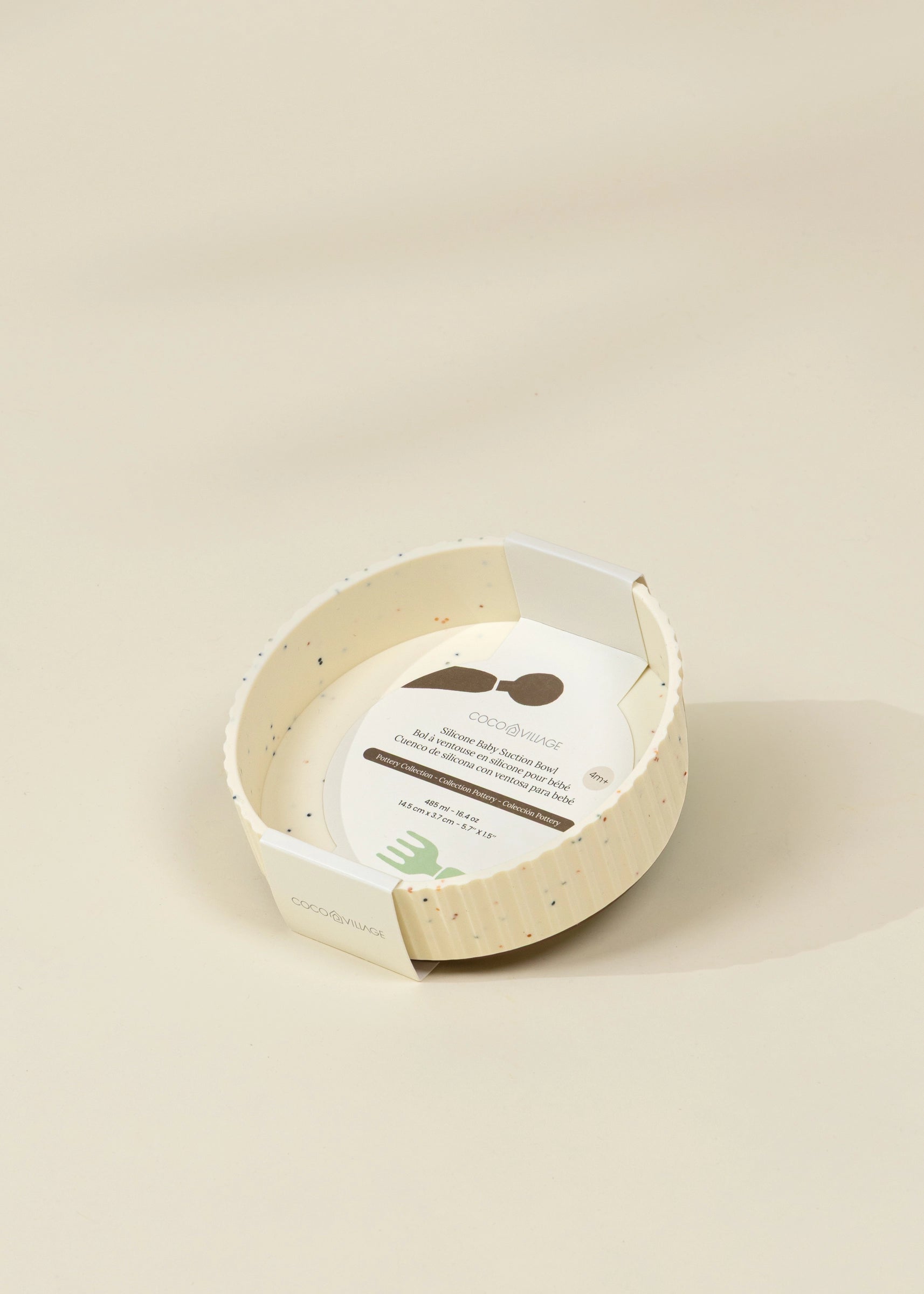 Bol à Succion pour Bébé en Silicone – Collection Pottery 