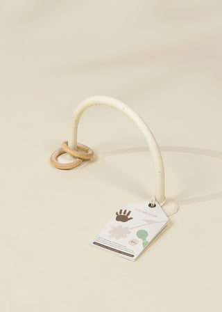 Jouet de Succion en Silicone avec Anneaux en Bois – Collection Pottery 