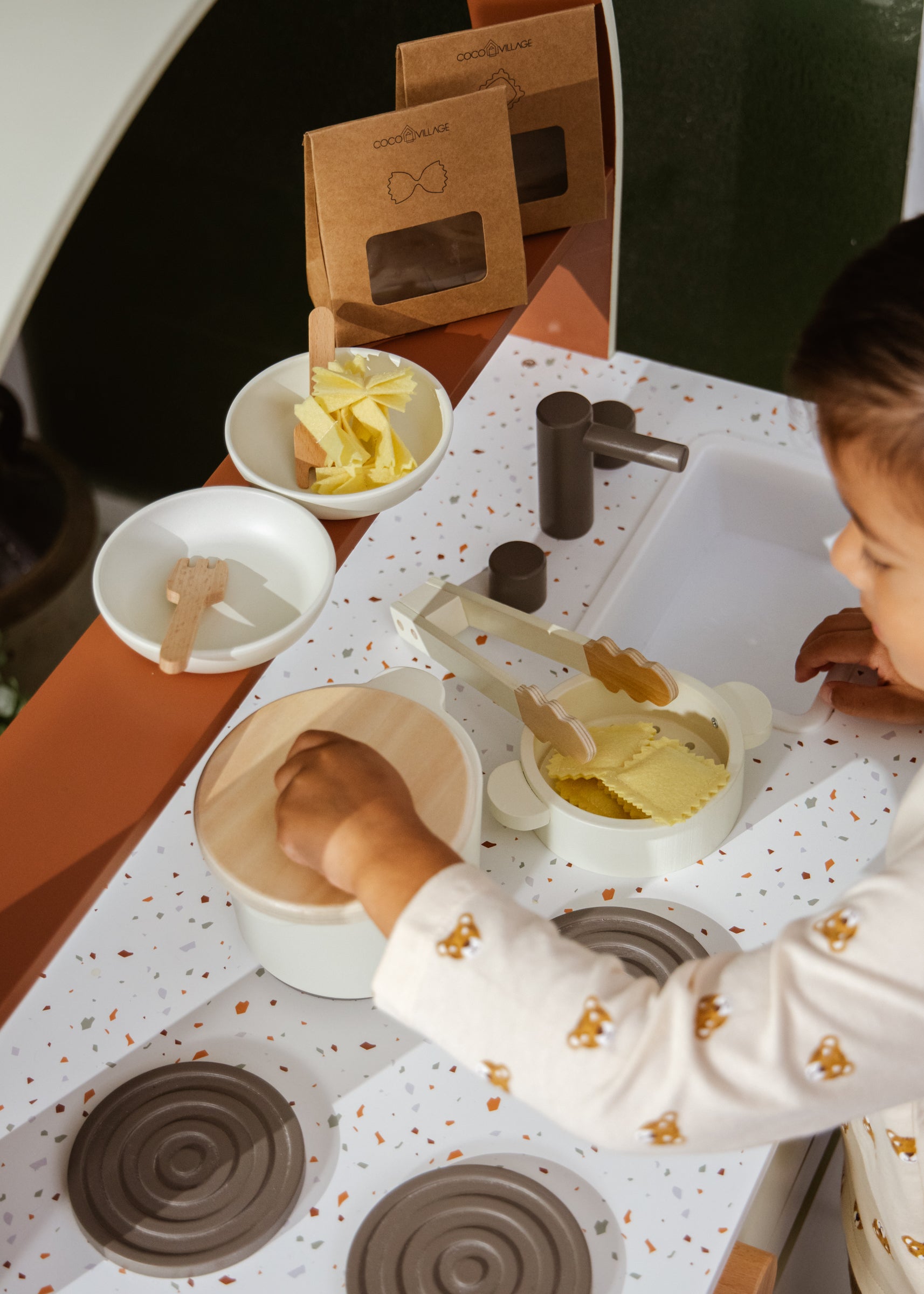 Image of Wooden Pasta Playset