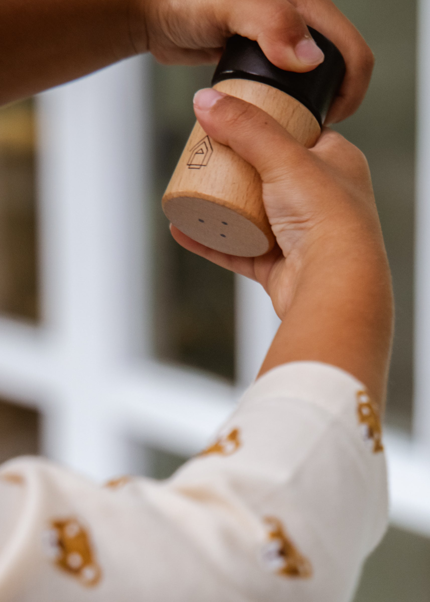 Image of Wooden Salad Playset