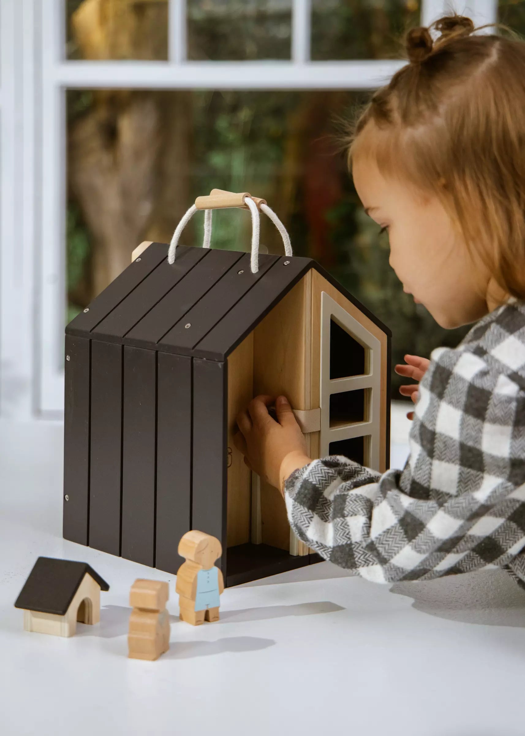 Image of Wooden Doll House To Go