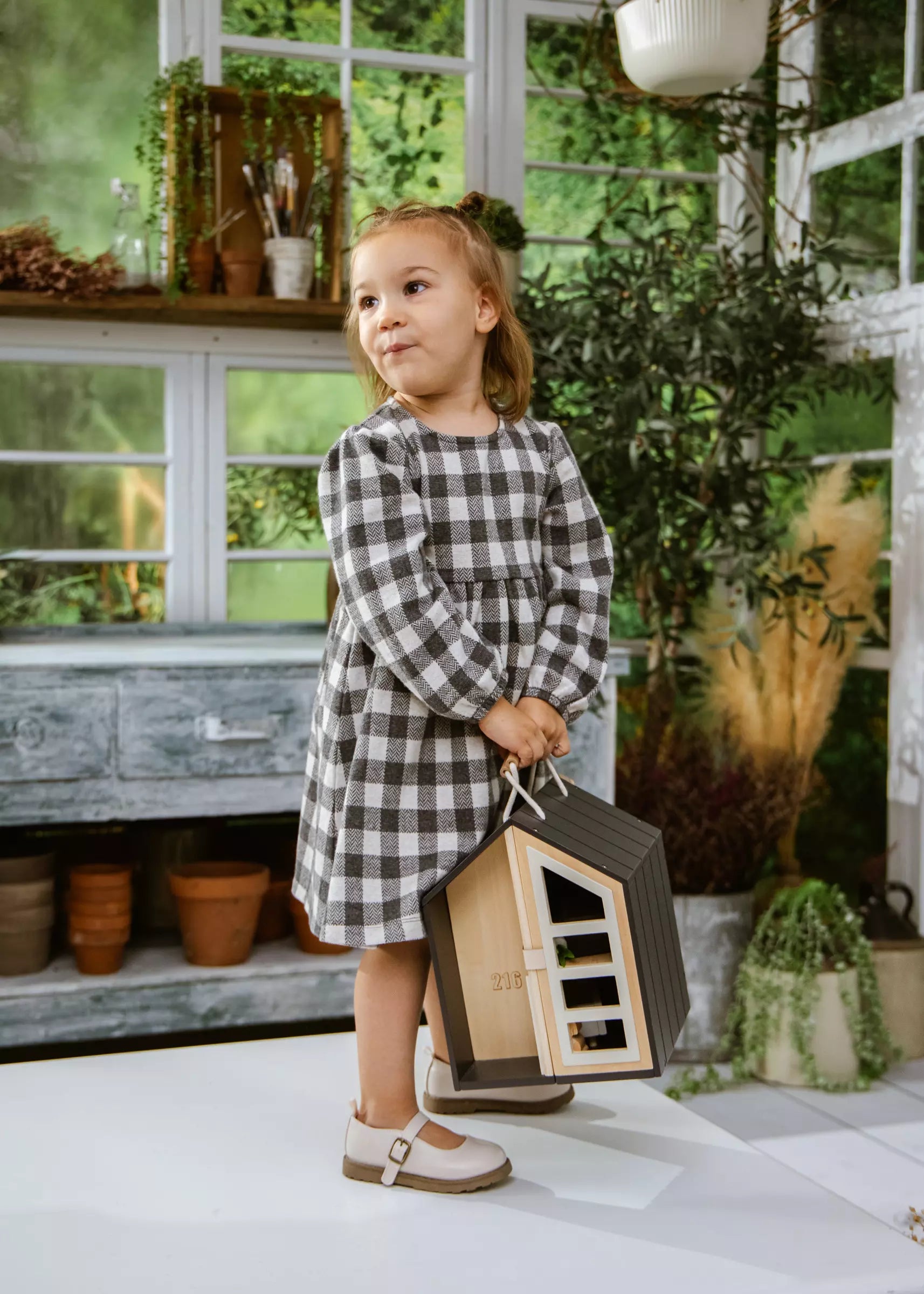 Image of Wooden Doll House To Go