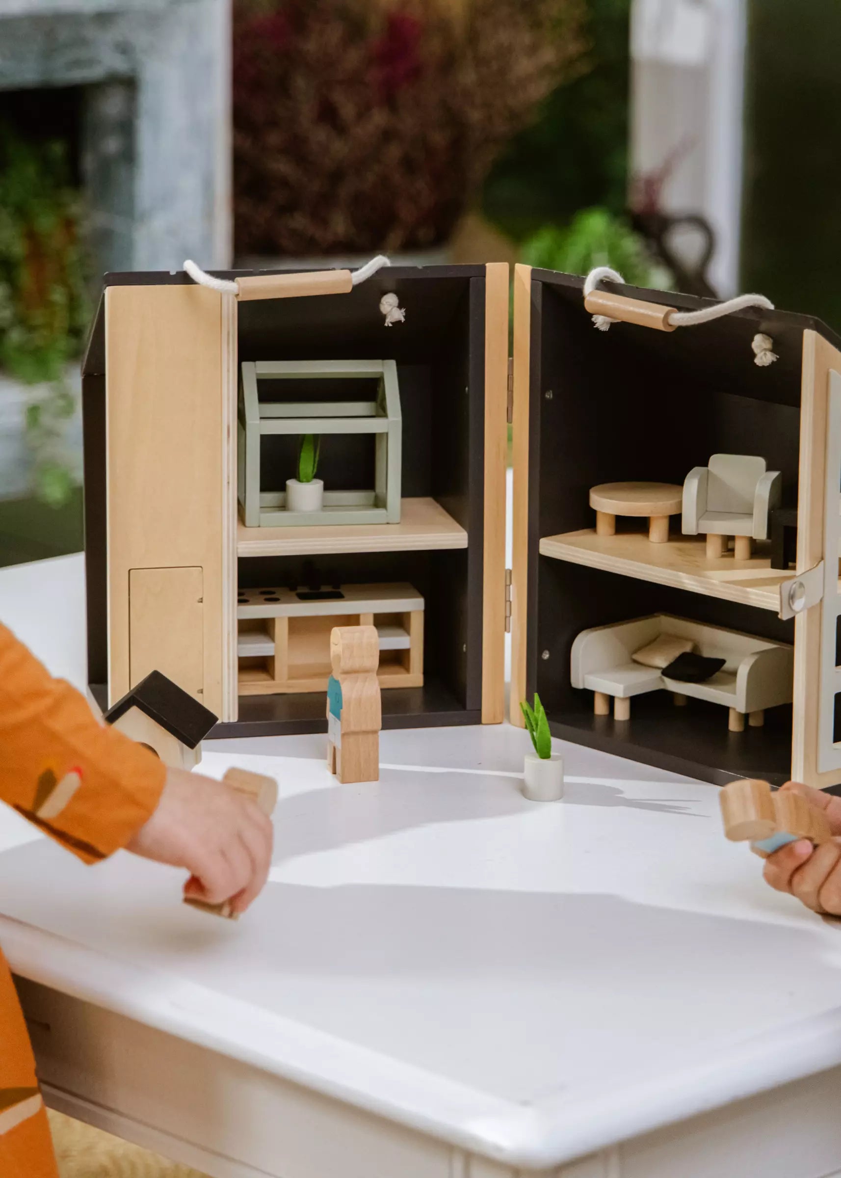 Image of Wooden Doll House To Go