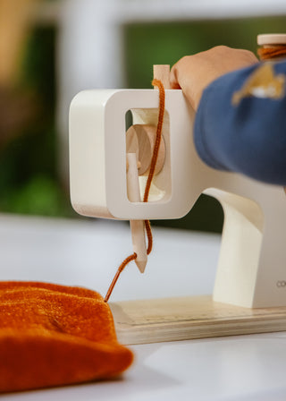 Ensemble de jeu de machine à coudre en bois