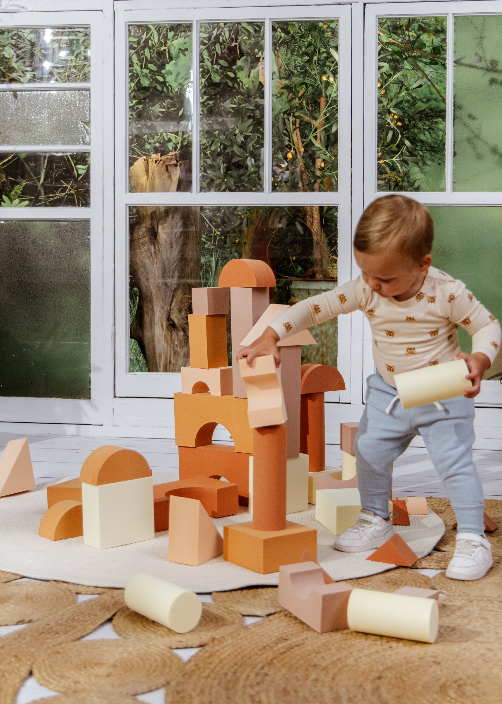 Image of EVA Foam Building Blocks Set - Large (48 pcs)