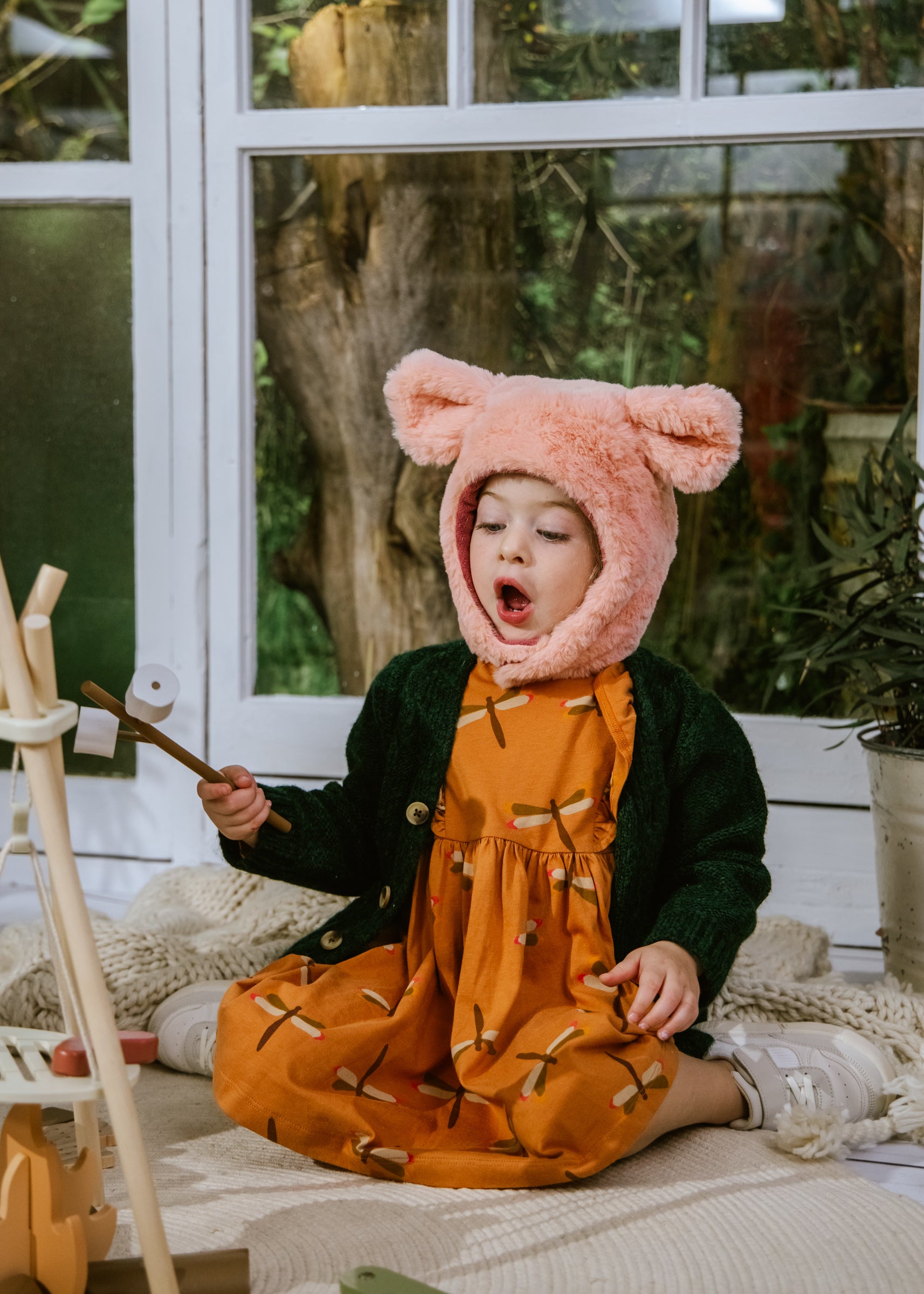 Image of Ensemble de jeu de camping en bois