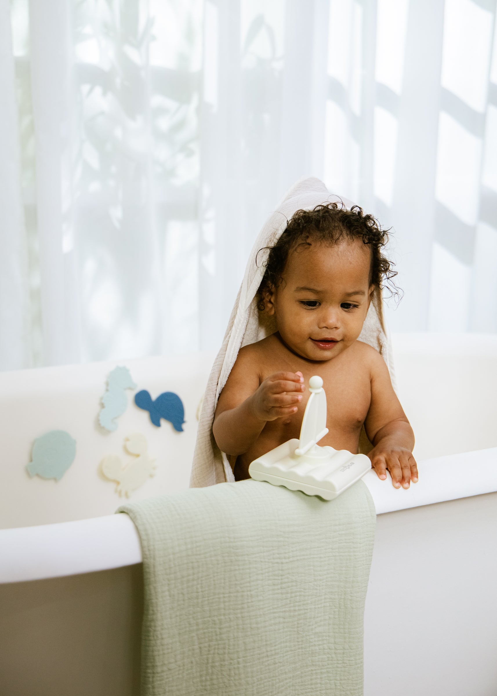 Image of Silicone Bath Boat Toy - Foam