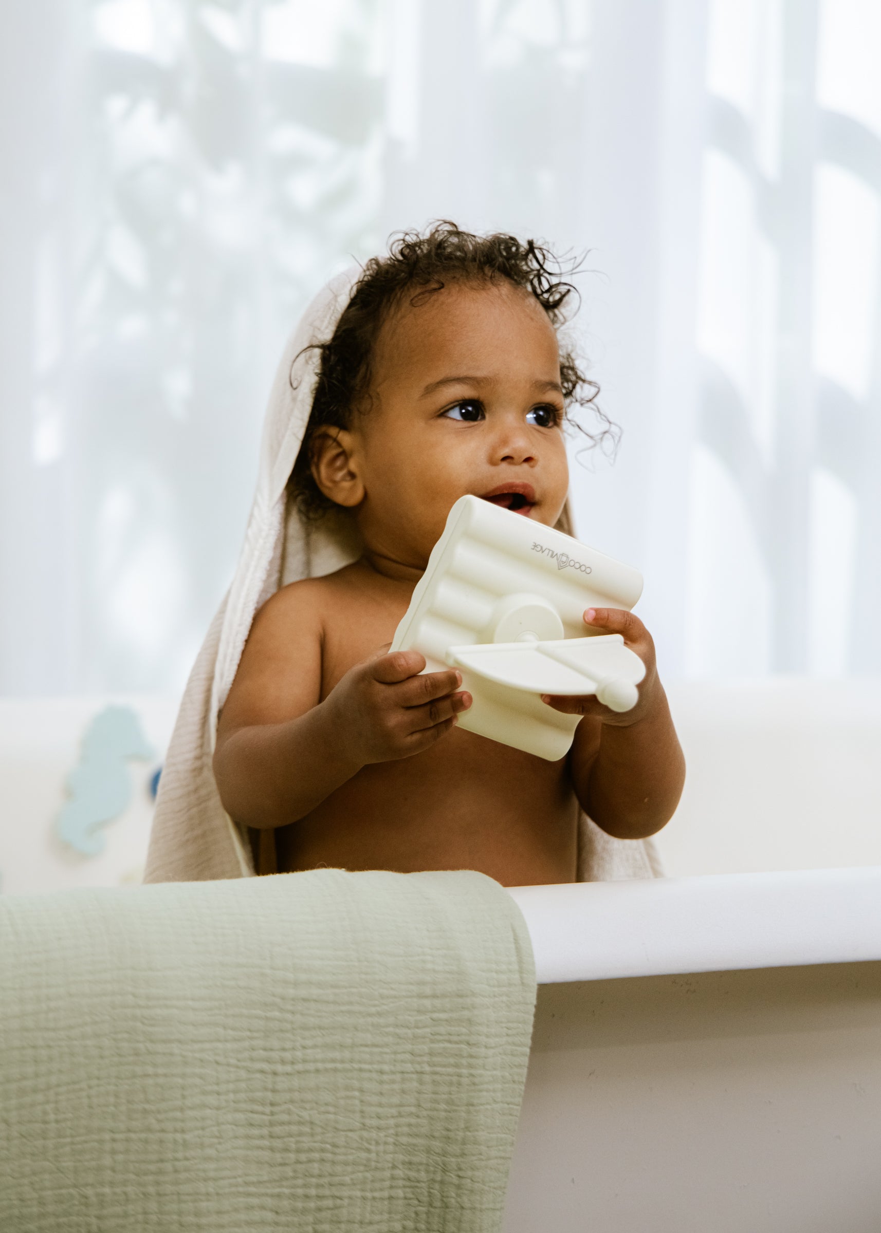 Image of Silicone Bath Boat Toy - Foam