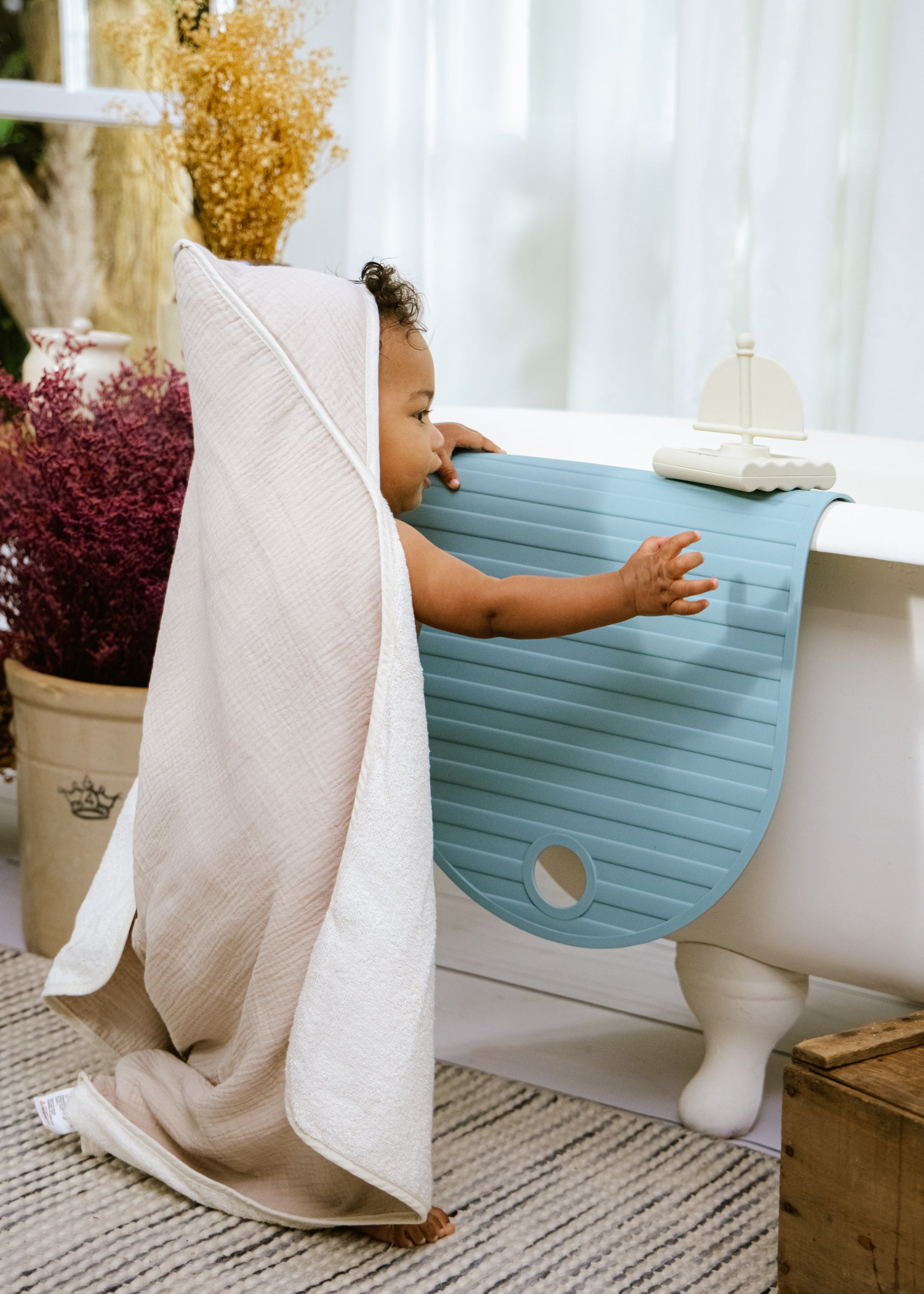 Image of Non-Slip Silicone Bathtub Mat - Cumulus