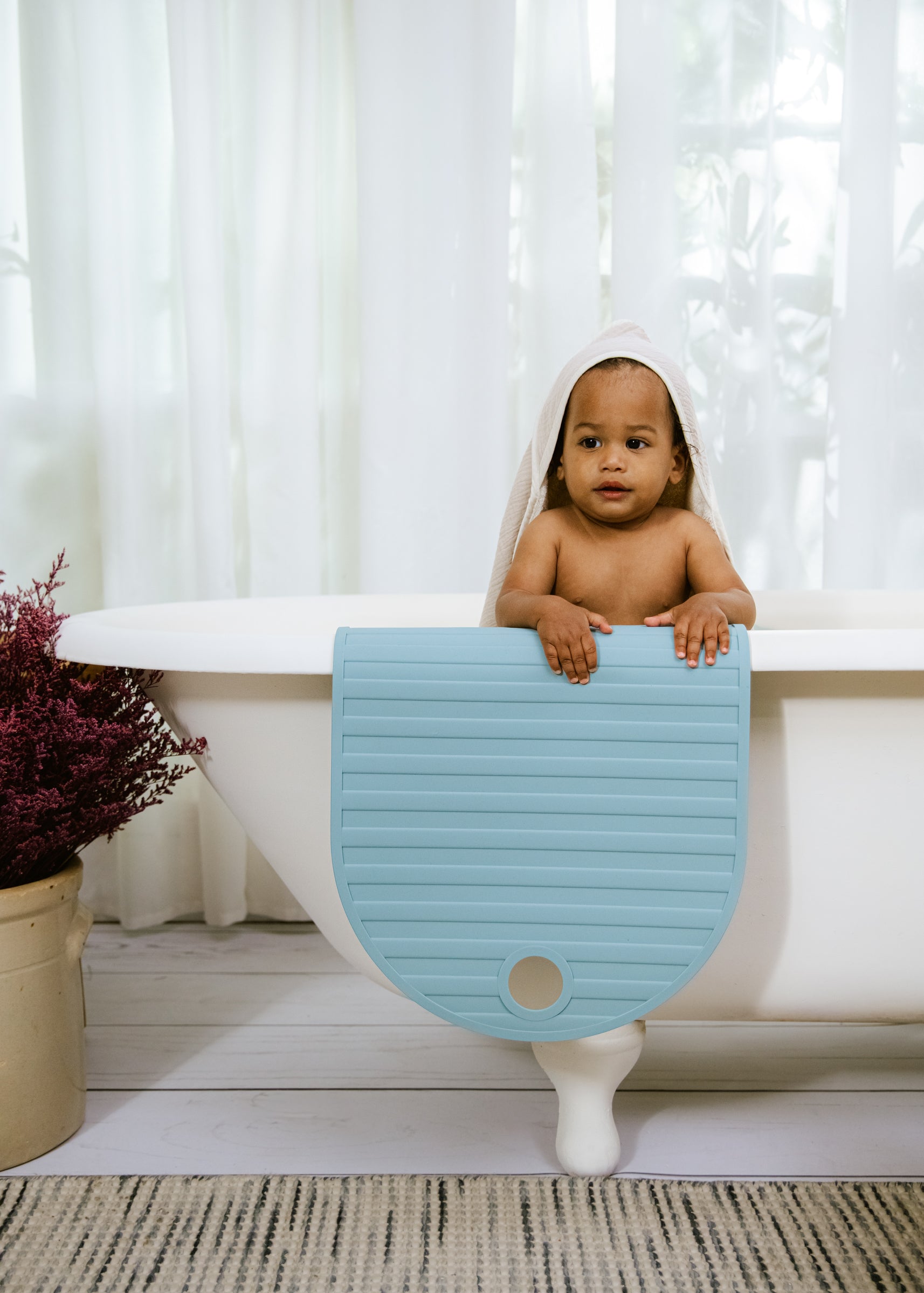 Image of Non-Slip Silicone Bathtub Mat - Cumulus