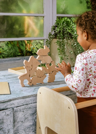 Wooden Balance Puzzle - Forest - 8 pieces