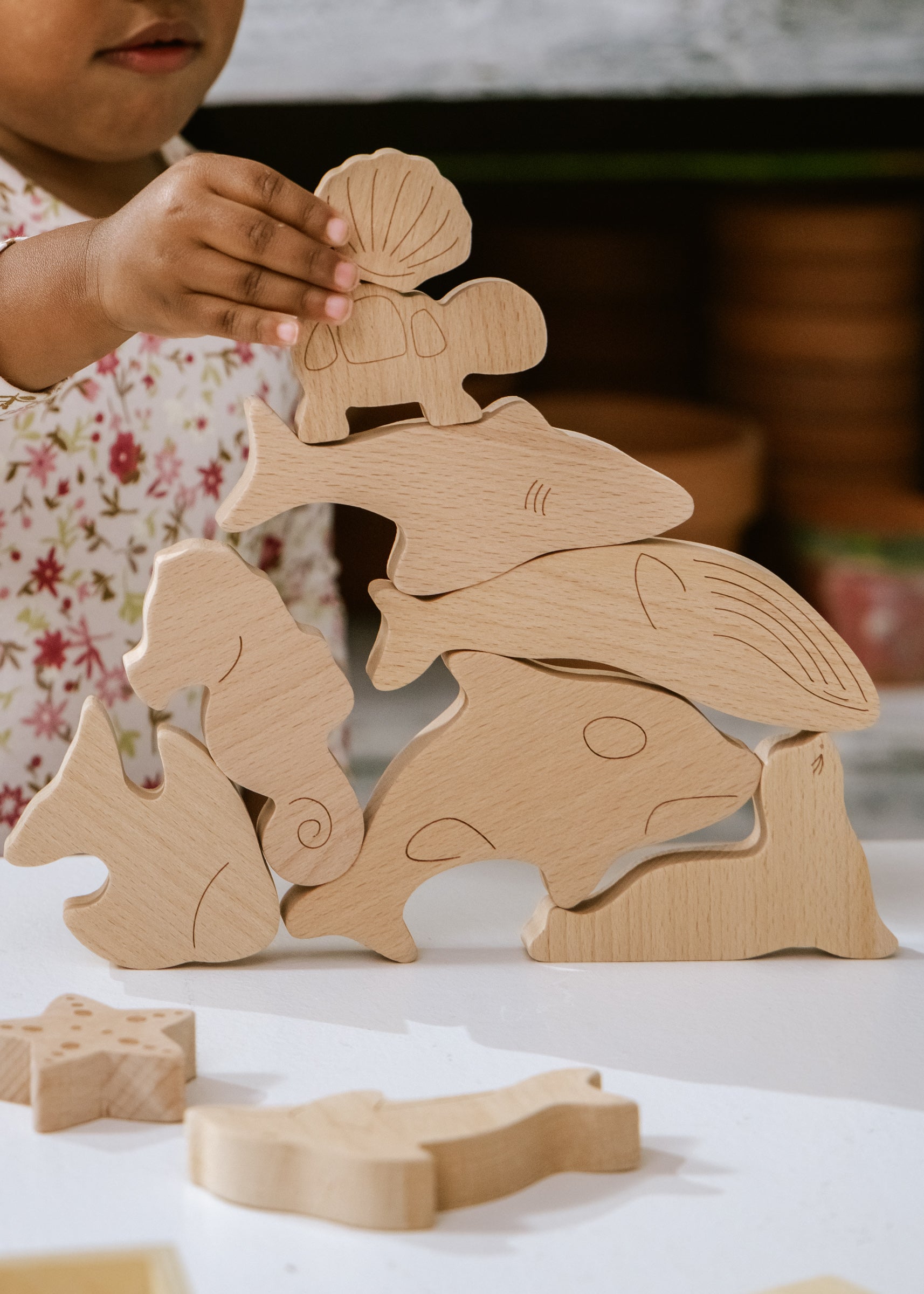 Image of Wooden Puzzle - Under the Sea - 10 pieces