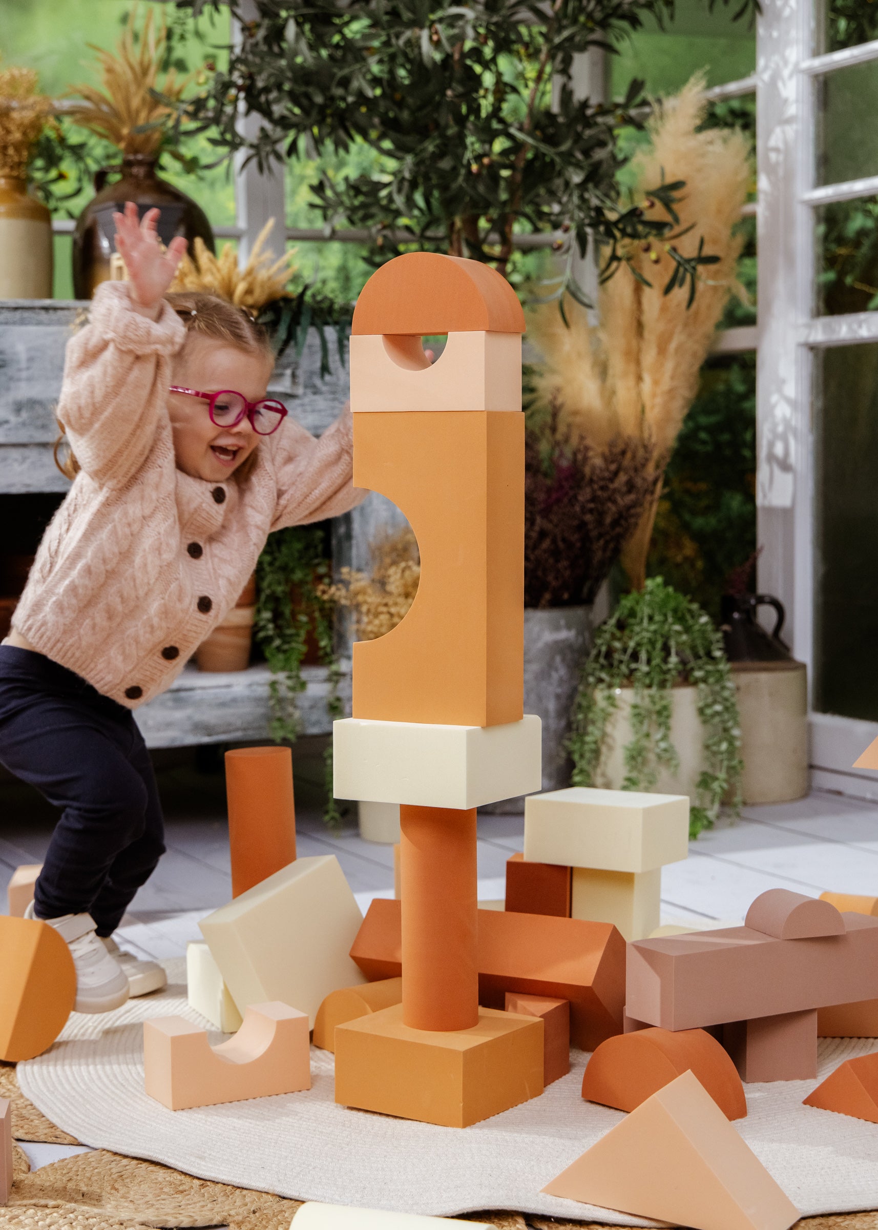 Image of EVA Foam Building Blocks Set - Large (48 pcs)