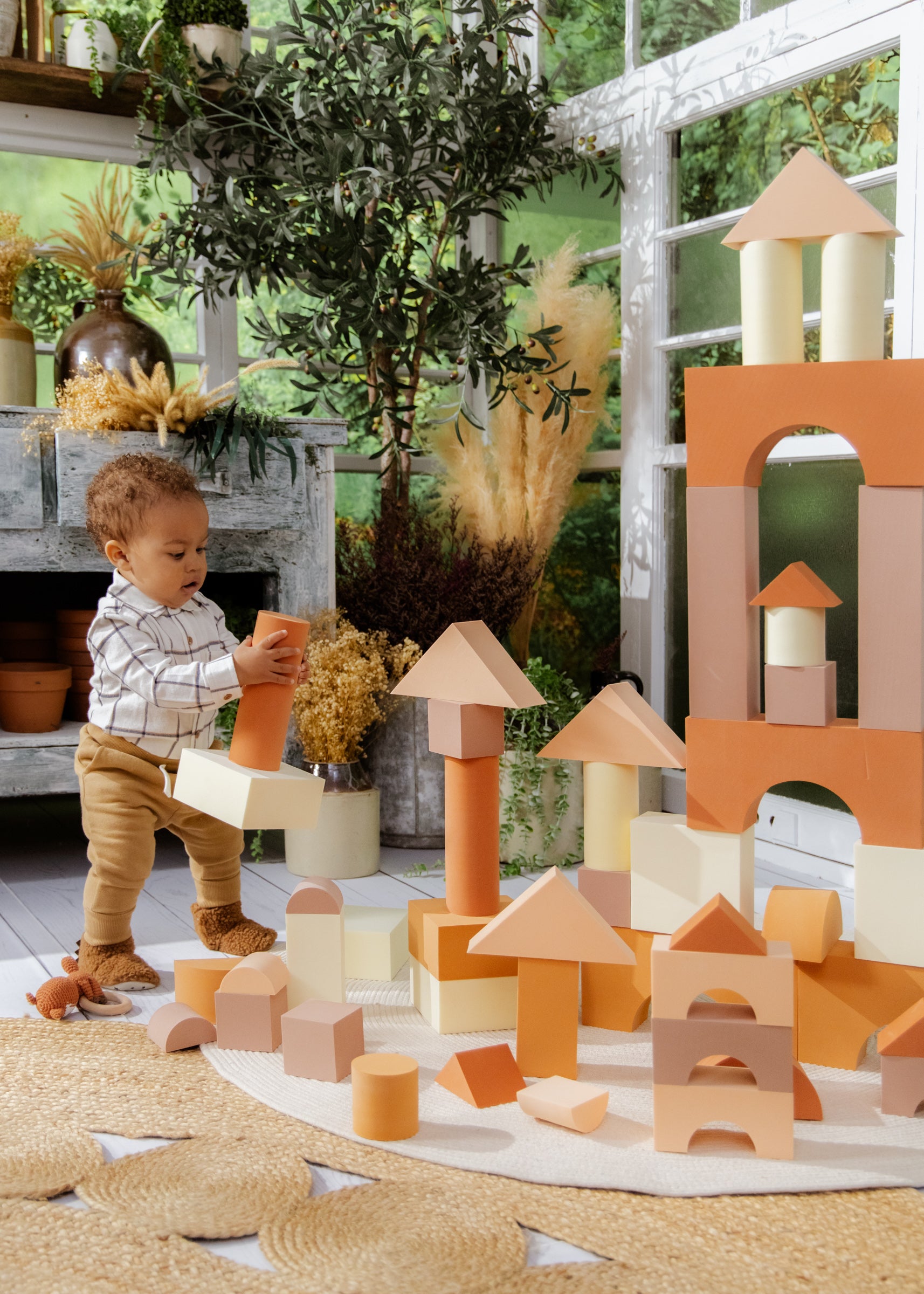 Image of EVA Foam Building Blocks Set - Large (48 pcs)