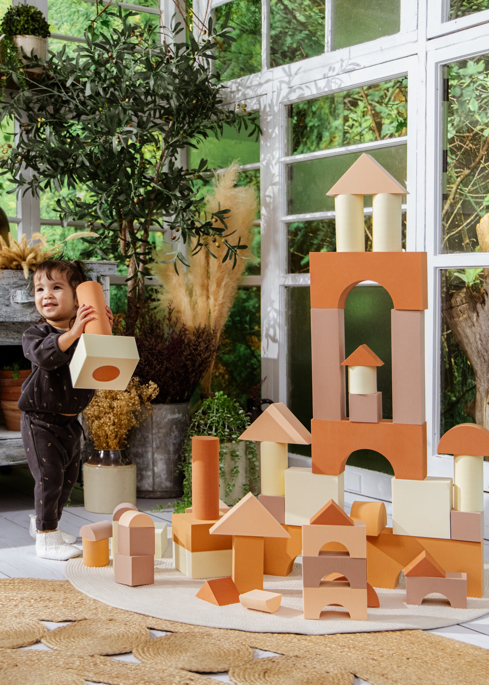 Image of EVA Foam Building Blocks Set - Large (48 pcs)