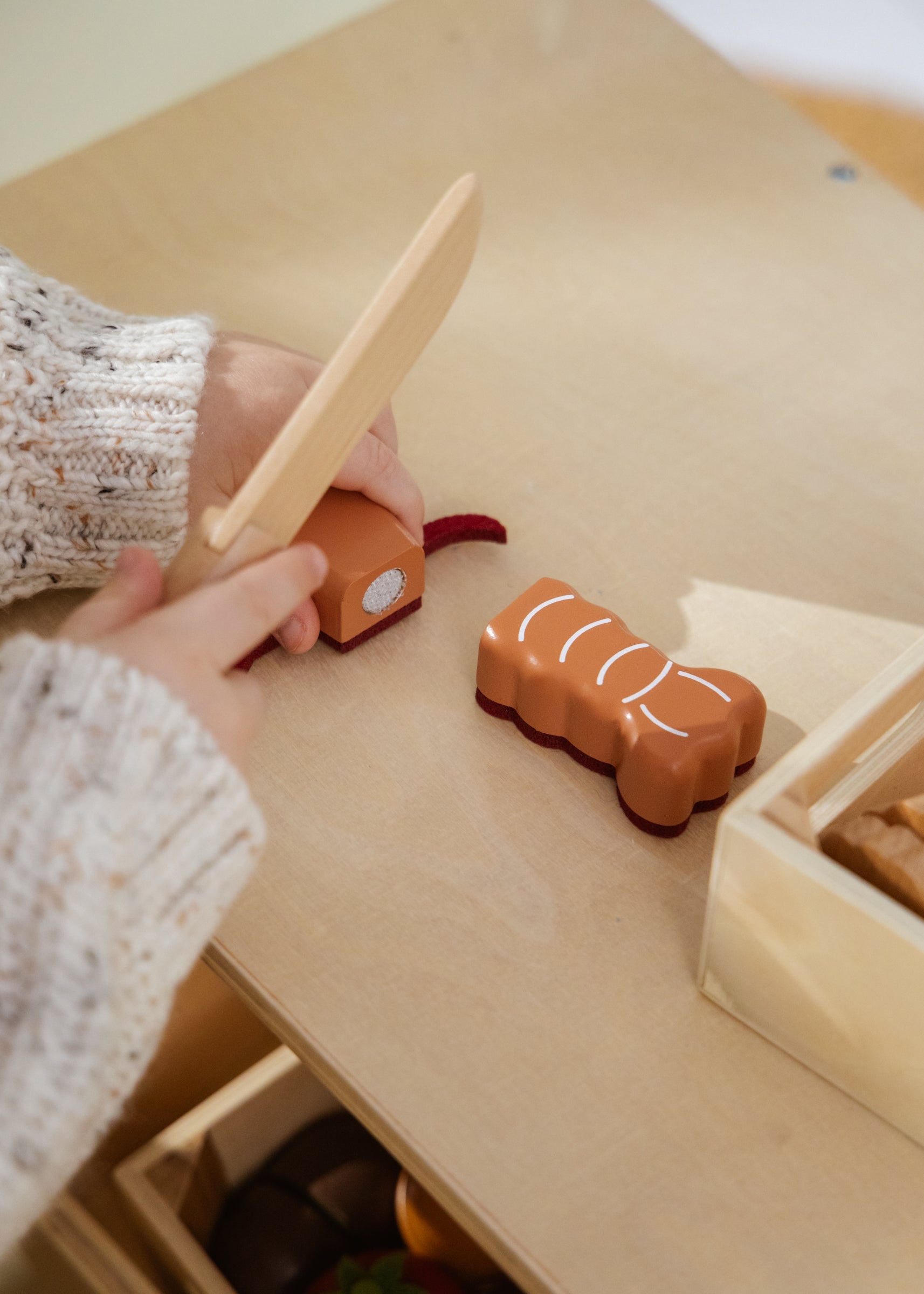 Image of Wooden Seafood Playset