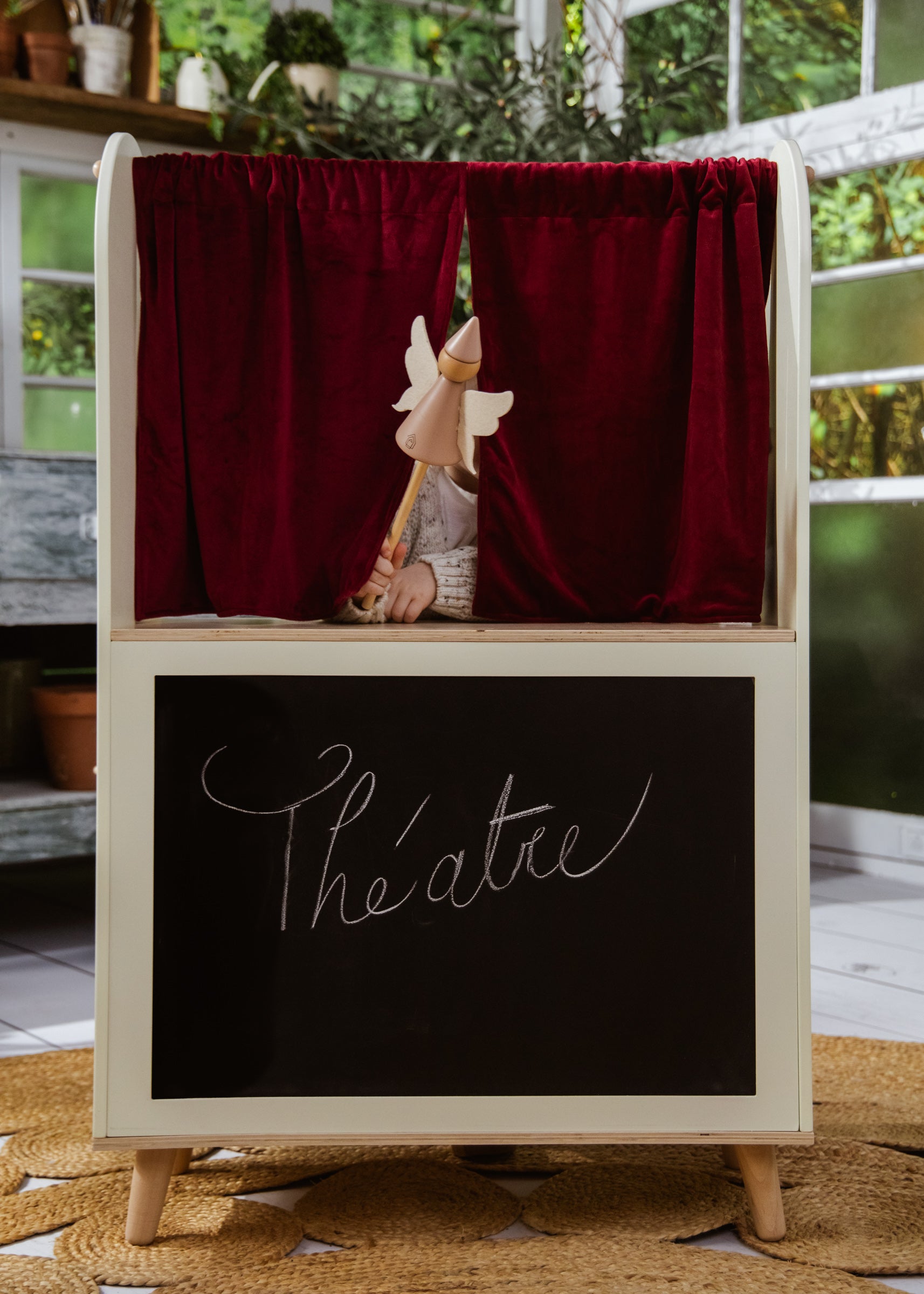 Image of Set of 6 Wooden Puppets