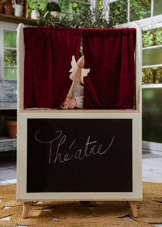Ensemble de 6 marionnettes en bois