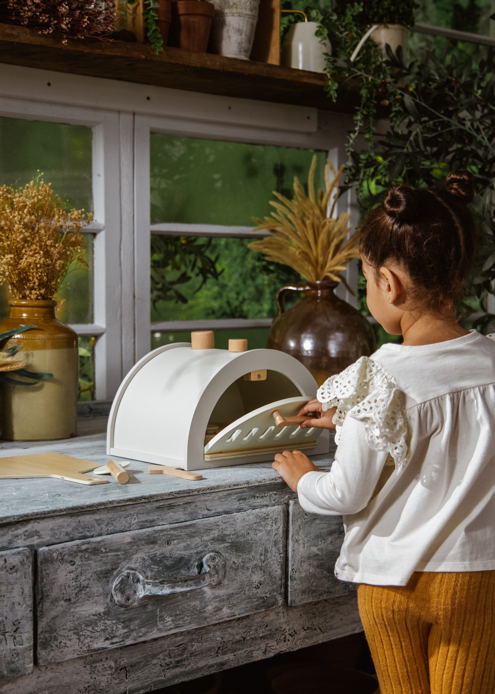 Image of Four à pizza en bois & accessoires